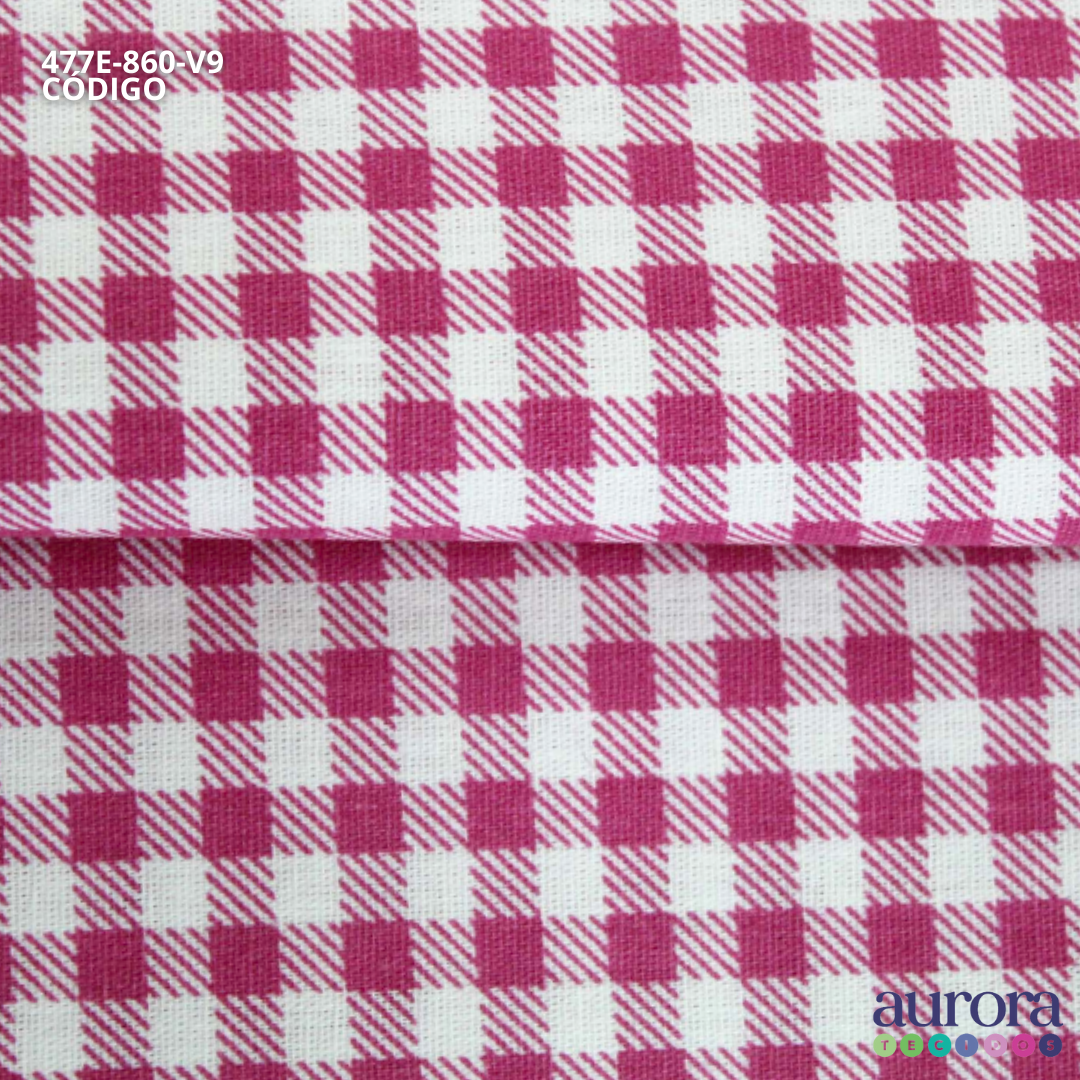 Tricoline Modena 100% Algodão - Xadrez Vichy