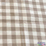 Cotton Linen - Linho com Algodão - Estampa  Xadrez