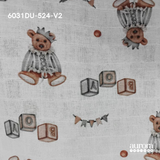 Fraldas Mini Quadriculadas Estampas Digitais - Coleção Ursos