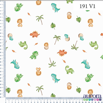 Tricoline Digital 170 fios - Dinossauros