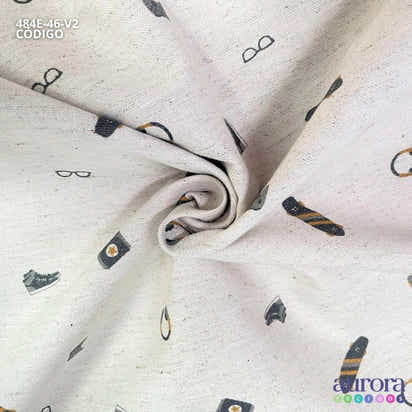 484E - Cotton Linen - Linho com Algodão - Game e Skate