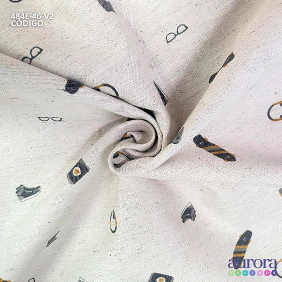 484E - Cotton Linen - Linho com Algodão - Game e Skate