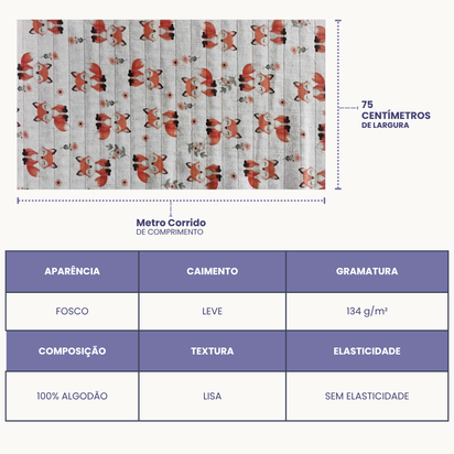 Fraldas Mini Quadriculadas Estampas  Digitais - Coleção Animais
