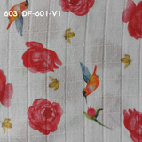 Fraldas Mini Quadriculada Estampas Digitais Floridas