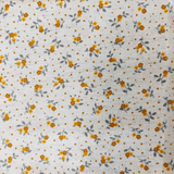 Tecido Linho com Algodão - Coleção Artesanato -Estampa Mini Florzinhas