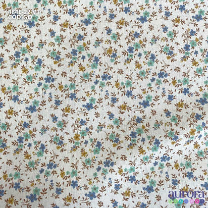 Cotton Linen - Linho com Algodão - Florzinha Camponesa