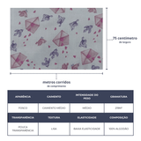 Fraldas Mini Quadriculadas com Variações de  Estampas Aéreas
