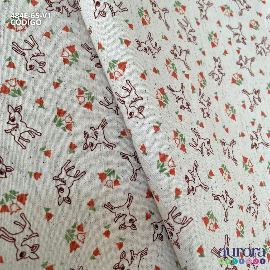 Cotton Linen - Linho com Algodão - Bambi Entardecer