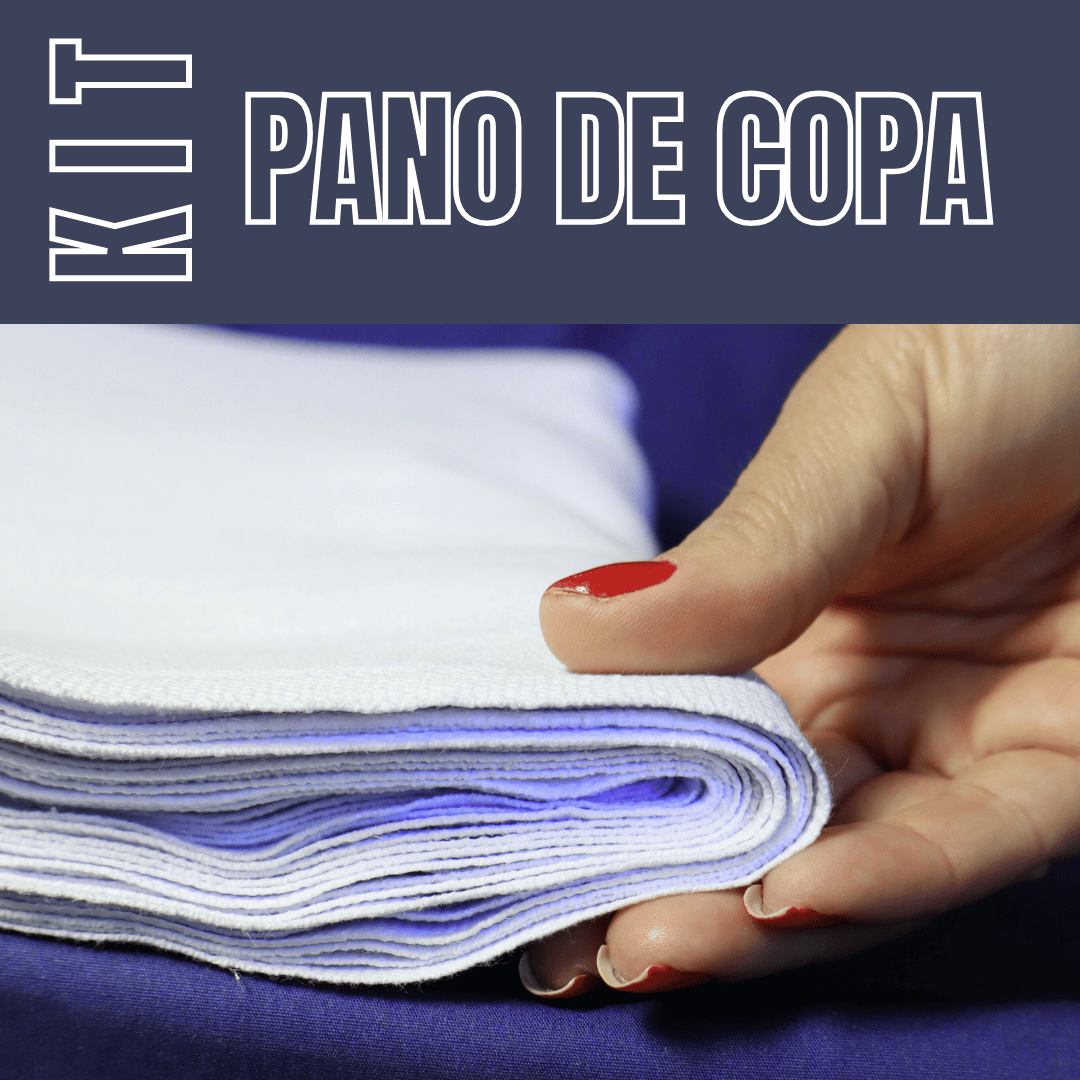 Kit Pano de Copa Premium - Cores Claras