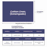 Cotton Linen - Linho com Algodão - Coração