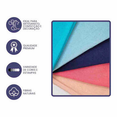 Cotton Linen - Linho com Algodão Estampa Xadrez Vichy