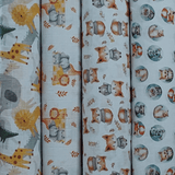 Fraldas Mini Quadriculadas Estampas  Digitais - Coleção Animais