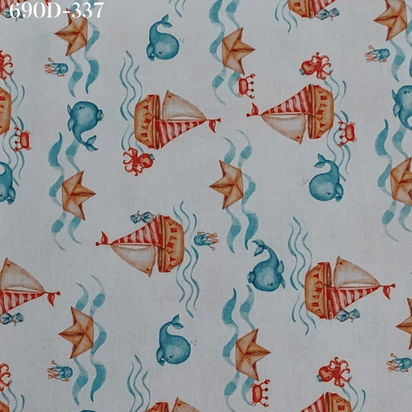 Tecido Flanela Digital - Estampas Animais Marinhos