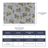 Fraldas Mini Quadriculadas Estampas Digitais - Coleção Brinquedos
