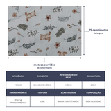 Fraldas Mini Quadriculadas Estampas Digitais - Coleção Ursos