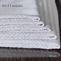 Kit Pano de Copa Pé de Galinha com Bainha – 100% Algodão