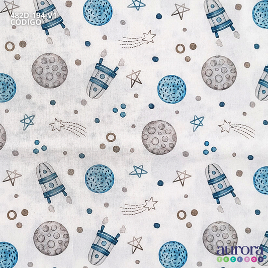 Tricoline Digital 170 fios - Espaço Sideral