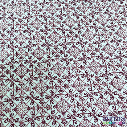Tricoline Modena 100% Algodão - Bella Cucina - Azulejo II