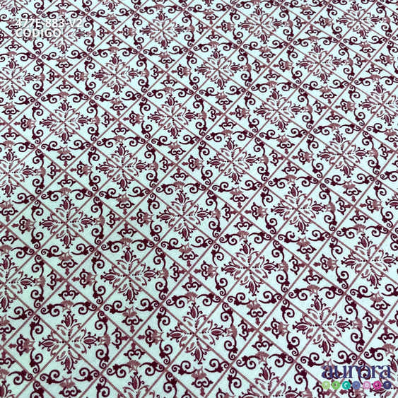 Tricoline Modena 100% Algodão - Bella Cucina - Azulejo II