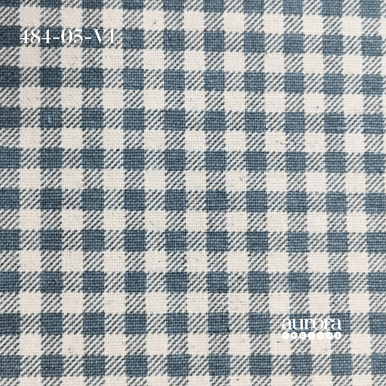 Tecido Linho Misto com Algodão Estampa Xadrez Vichy