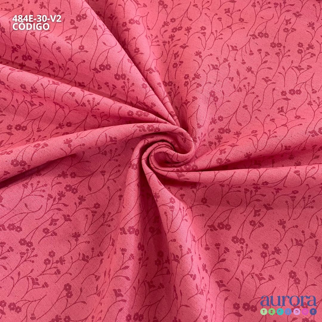 Cotton Linen - Linho com Algodão - Estampa Folhagem II