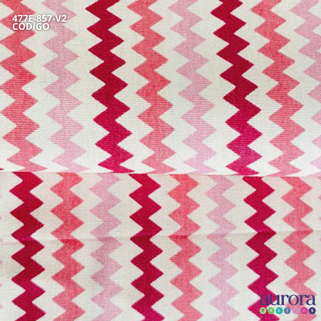 Tricoline Modena 100% Algodão - Chevron