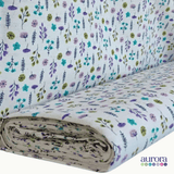 Tecido Linho com Algodão - Coleção Artesanato -  Estampa Floral Colorido