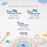 Tricoline Digital 170 fios - Aviões