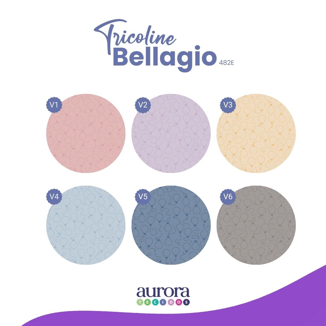 Tricoline Bellagio 170 fios - Bexigas