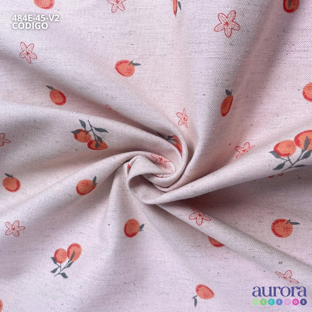 Cotton Linen - Linho com Algodão - Tangerinas II