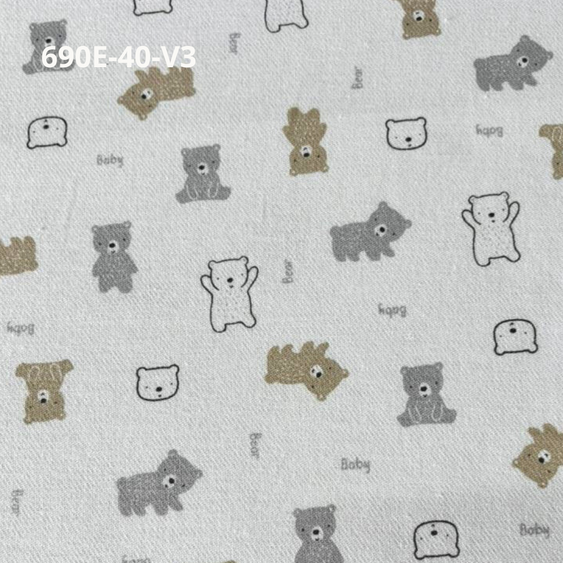 Tecido Flanela 100% Algodão Estampas Variadas