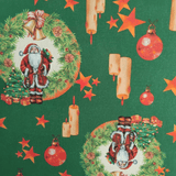 Tricoline Digital 100% Algodão - Coleção Natal Encantado - Guirlanda do Noel