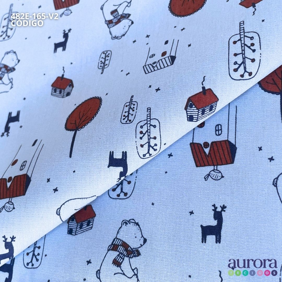 Tricoline Bellagio 170 fios - Urso Entardecer