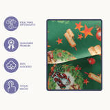 Tricoline Digital 100% Algodão - Coleção Natal Encantado - Guirlanda do Noel