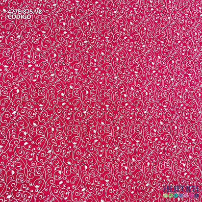Tricoline Modena 100% Algodão - Bella Cucina Mini Flores