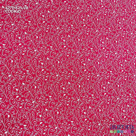 Tricoline Modena 100% Algodão - Bella Cucina Mini Flores