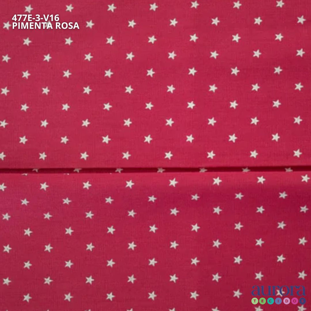 Tricoline Modena 100% Algodão - Estrela