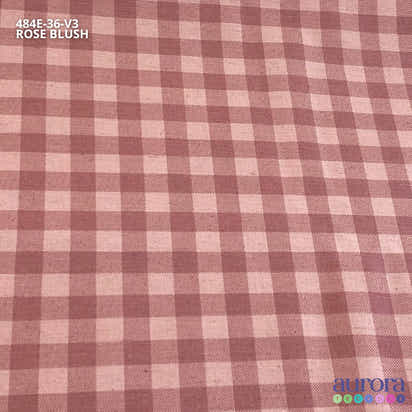 Cotton Linen - Linho com Algodão - Estampa  Xadrez