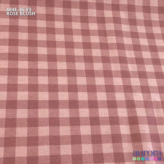 Cotton Linen - Linho com Algodão - Estampa  Xadrez