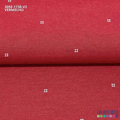 Tricoline - Camisaria Estampa Geométrico Quadrados Alternados Estilo e Versatilidade