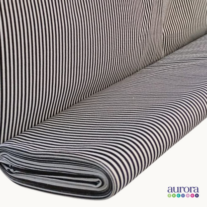 Tecido Linho Misto com Algodão - Estampa Listras