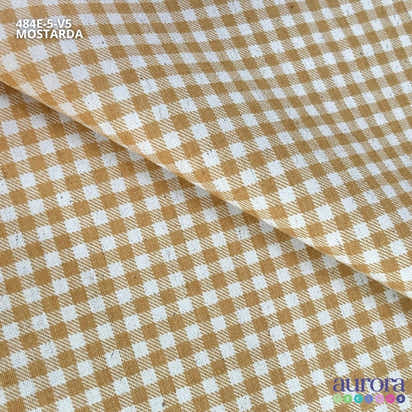 Cotton Linen - Linho com Algodão Estampa Xadrez Vichy