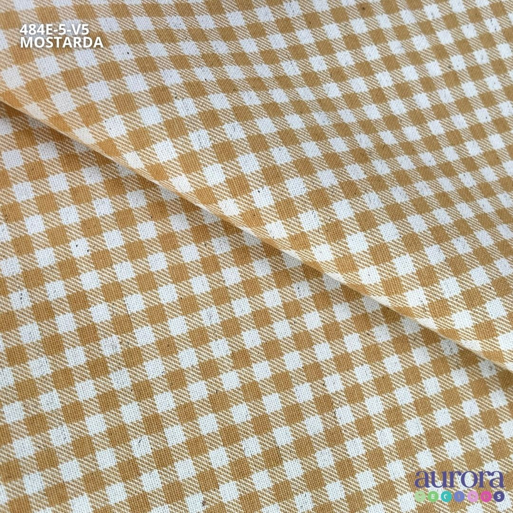 Cotton Linen - Linho com Algodão Estampa Xadrez Vichy