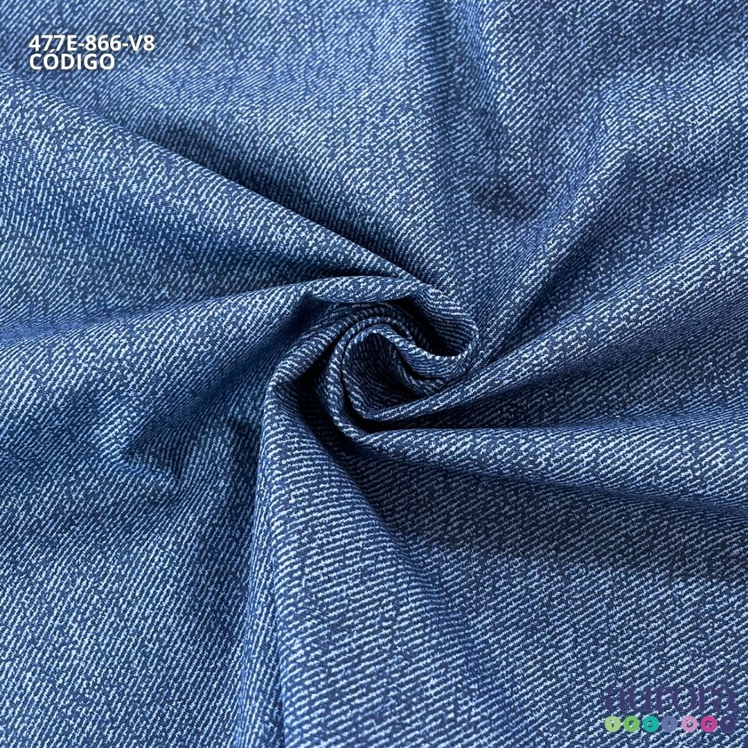 Tricoline Modena 100% Algodão - Jeans