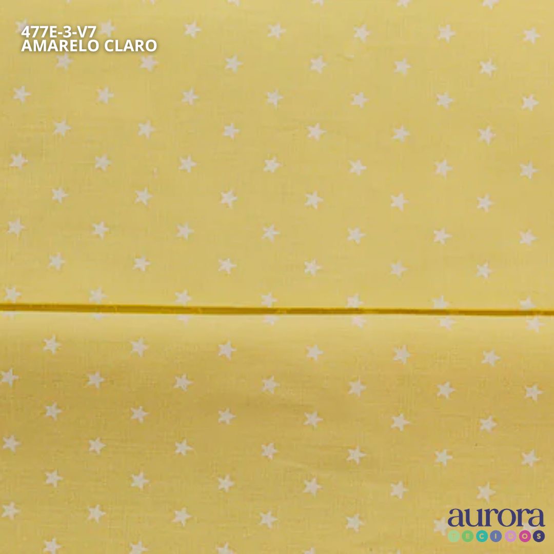 Tricoline Modena 100% Algodão - Estrela