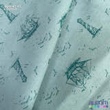 484E - Cotton Linen - Linho com Algodão - Farol e Barco
