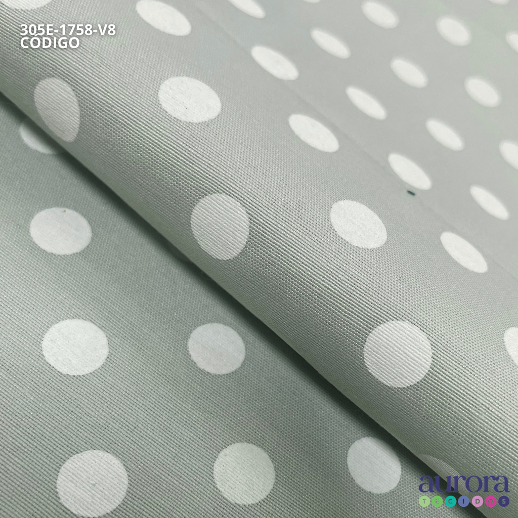 Tricoline Milano | Tecido P/ Artesanato e Costura | Estampa Poá