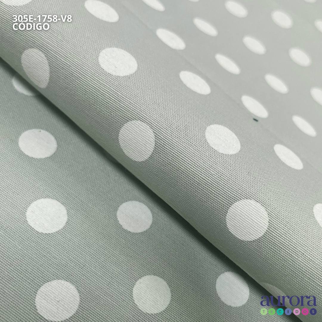 Tricoline Milano | Tecido P/ Artesanato e Costura | Estampa Poá