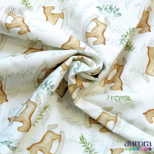 Tricoline Digital 170 fios - Cavalinhos