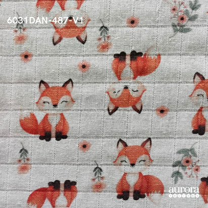 Fraldas Mini Quadriculadas Estampas  Digitais - Coleção Animais